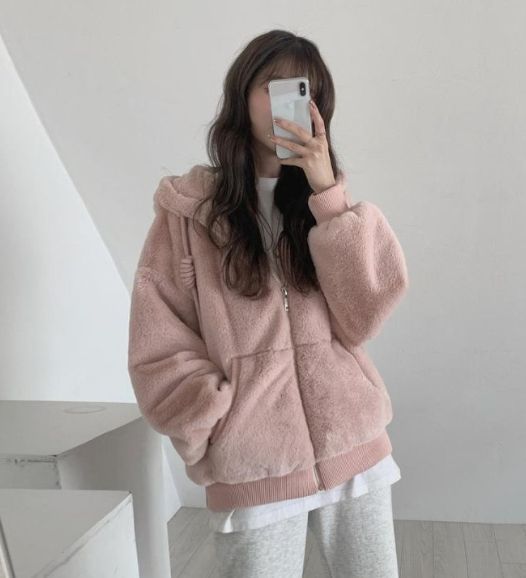 ファーコート レディース ボアコート フェイクファーコート フェイクファー もこもこ パーカー ボアパーカー フード付き アウター コート 無地 秋冬 カジュアル お洒落 おしゃれ ボアジャケ