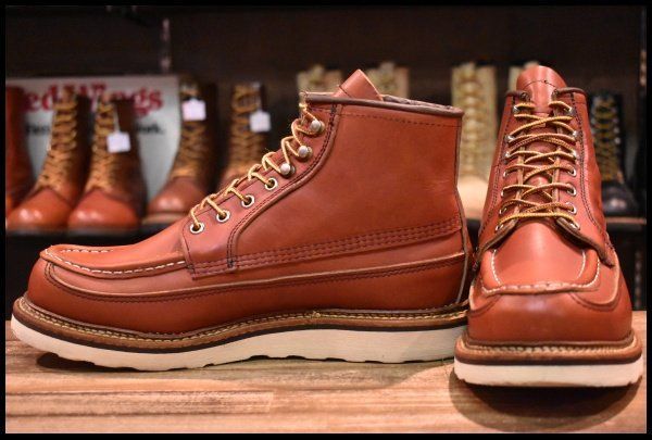 9E 美品 15年】レッドウィング 9851 カヌーモック アイリッシュ