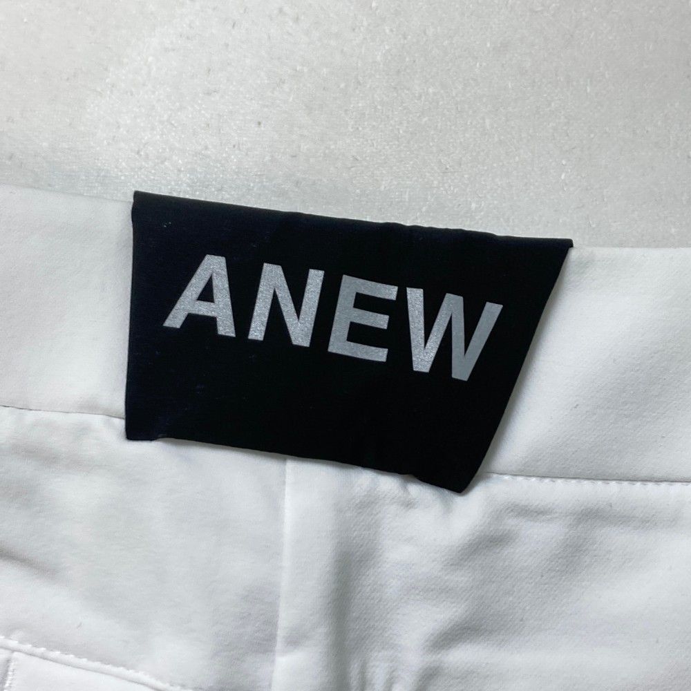 サイズ：L ANEW GOLF アニューゴルフ  ストレッチパンツ  ホワイト系 [240101418512] ゴルフウェア メンズ ストスト サイズ：L ANEW GOLF アニューゴルフ ストレッチパンツ ホワイト