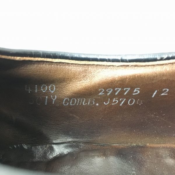 80-90s? Vintage Jarman/ジャーマン オールレザー Uチップ ビジネス