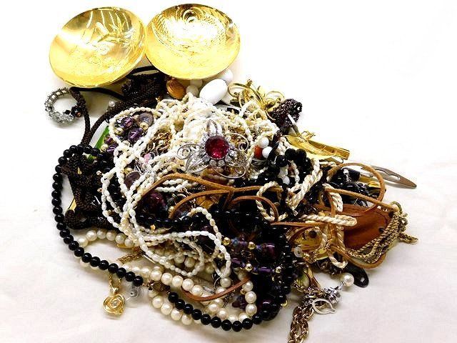 A番 メッキアクセサリー セット 約780g □ ネックレス リング
