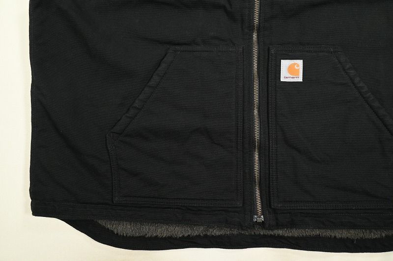 Carhartt 裏ボアダックベスト - メルカリ