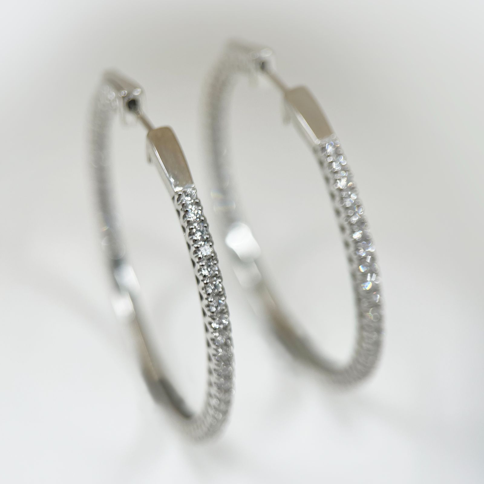 新品✨PT900 1.172ct 天然ダイアモンドイアリング diamonds プラチナ  