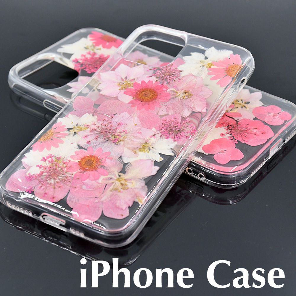 押し花 iPhoneケース 汚かっ