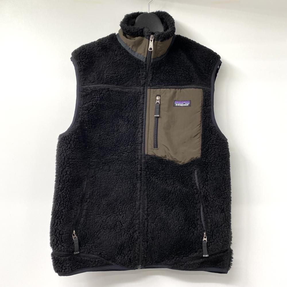 Patagonia 08AW クラシックレトロXベスト サイズS ブラック ベージュ 23046 パタゴニア 17
