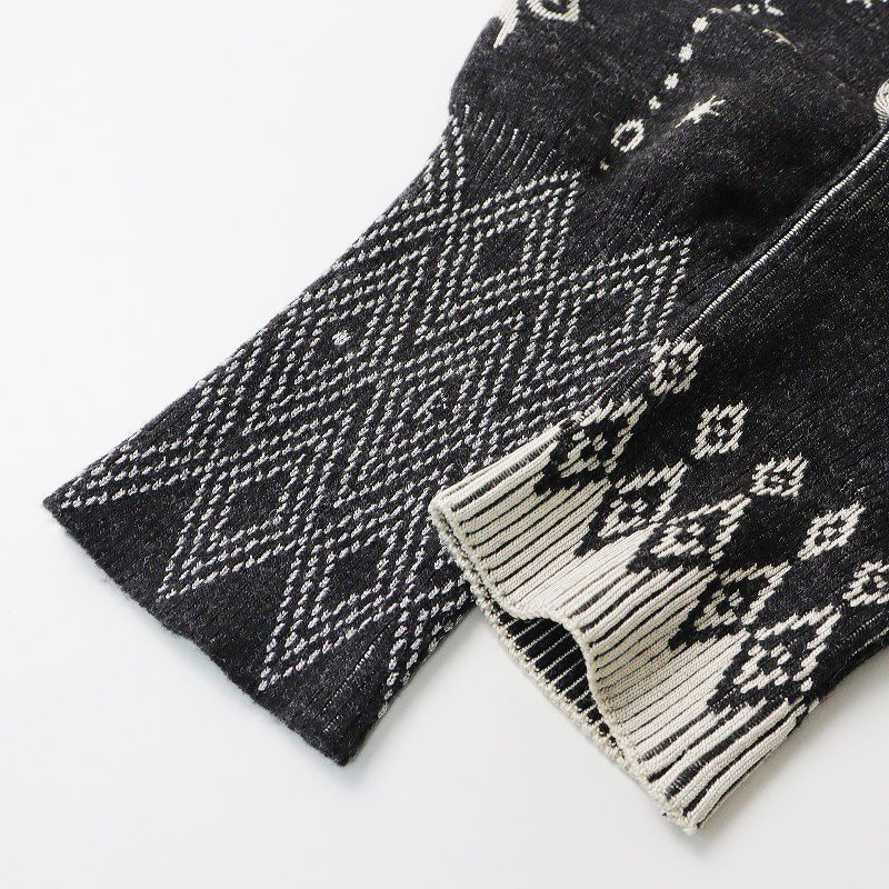 美品 2023AW ルルムウ rurumu 縷縷夢兎 tatoo motif highneck