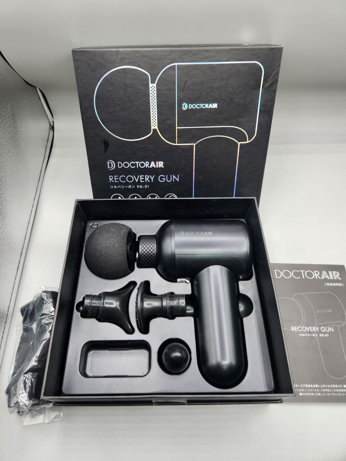ドクターエア リカバリーガン RG-01 BLACK Doctor Air ドクターエア