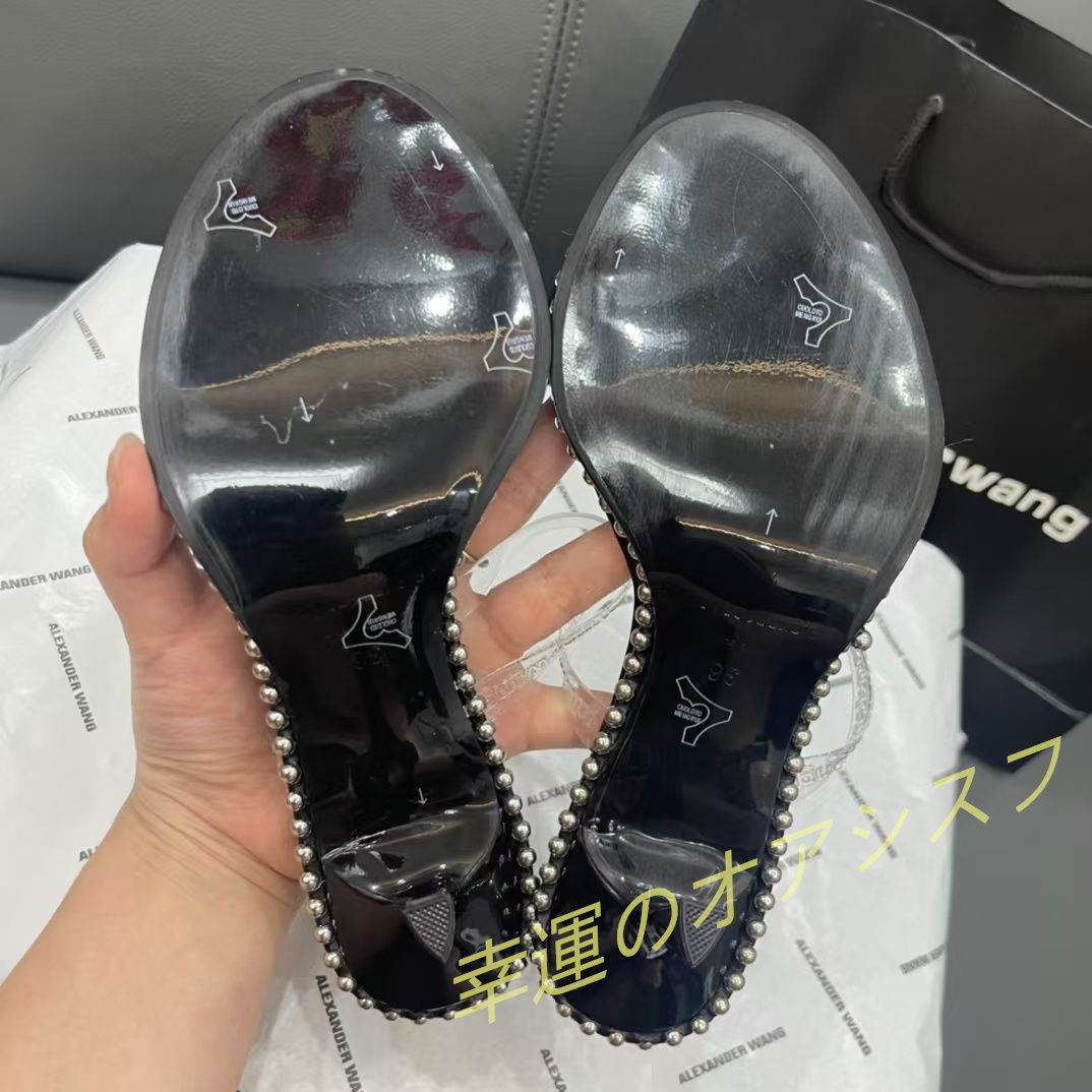 新品/美品 Alexander Wang アレキサンダーワン ハイヒール・パンプス ブラック - メルカリ