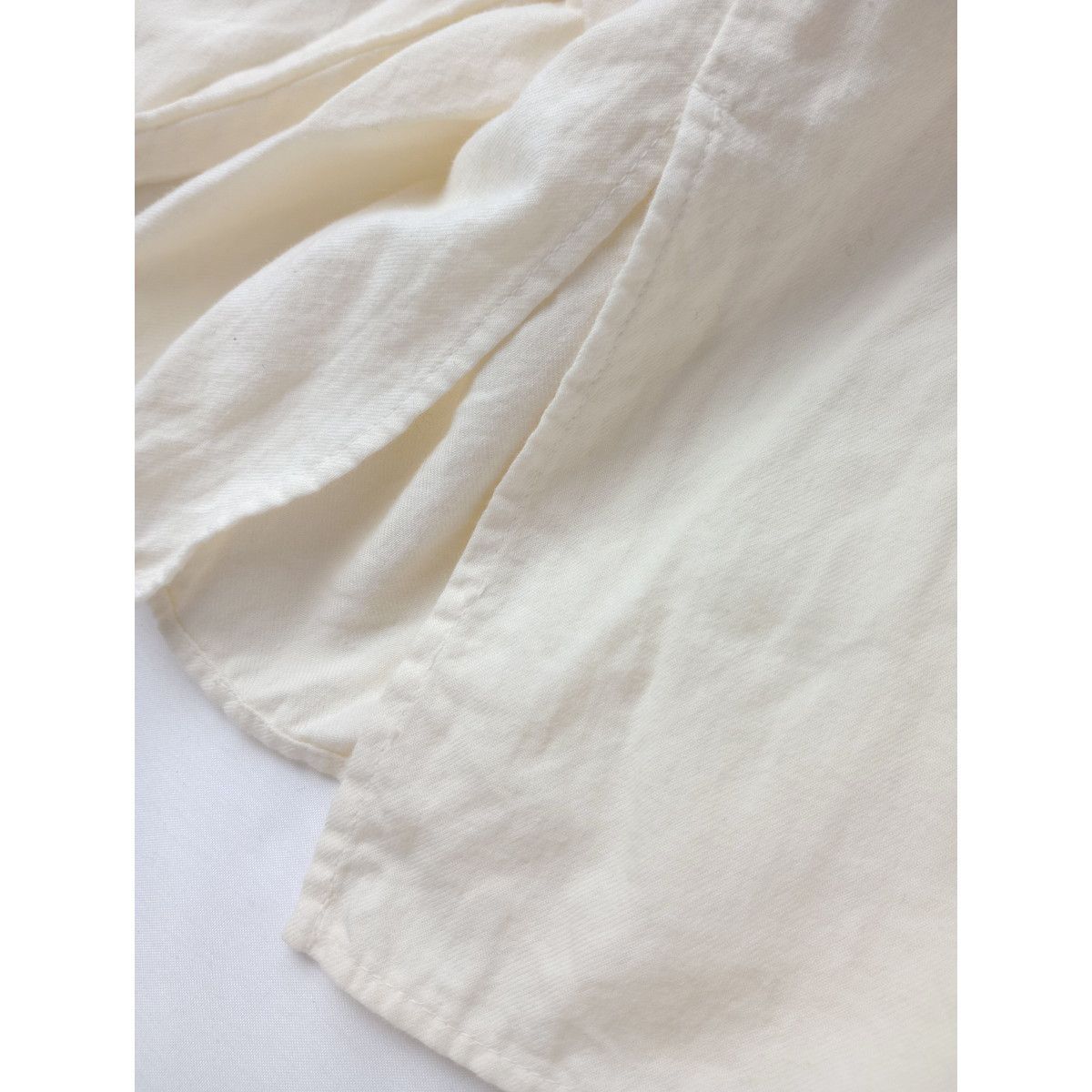 美品 OUVERT ウーヴェル 2way 綿シルクブラウス アイボリー 日本製 美品 OUVERT ウーヴェル 2way 綿シルクブラウス アイボリー 日本