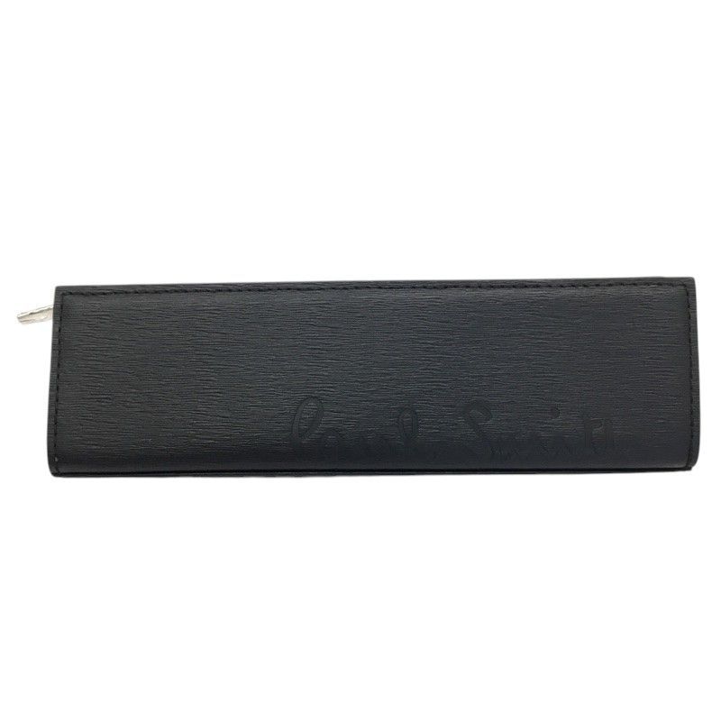 Paul Smith ポールスミス クロップドロゴ ペンケース 筆箱 小物入れ 553408P049 レザー ブラック 品| -A 質屋 かんてい局那覇店 ｎ3102762927300001