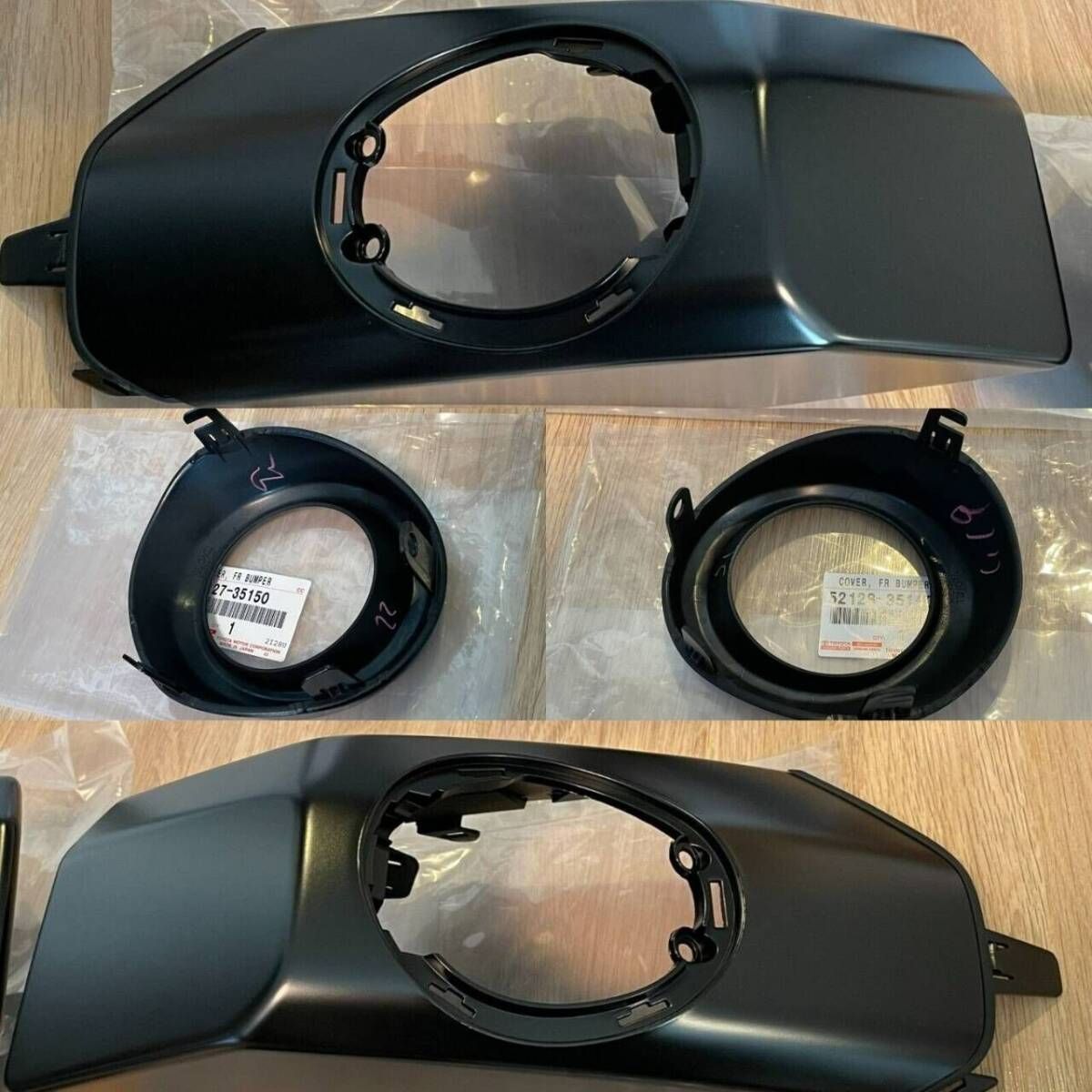 新品 トヨタ純正 FJクルーザー フロント バンパー コーナー  