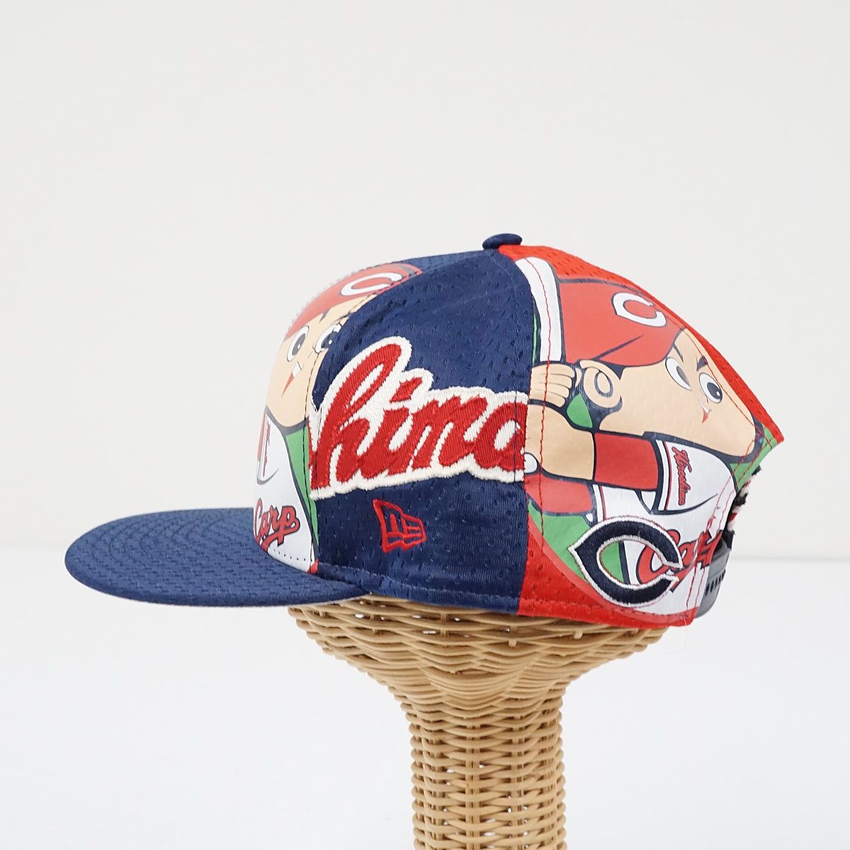 NEW ERAx広島東洋カープ 9FIFTY キャップ USED品 カープ坊や ネイビー