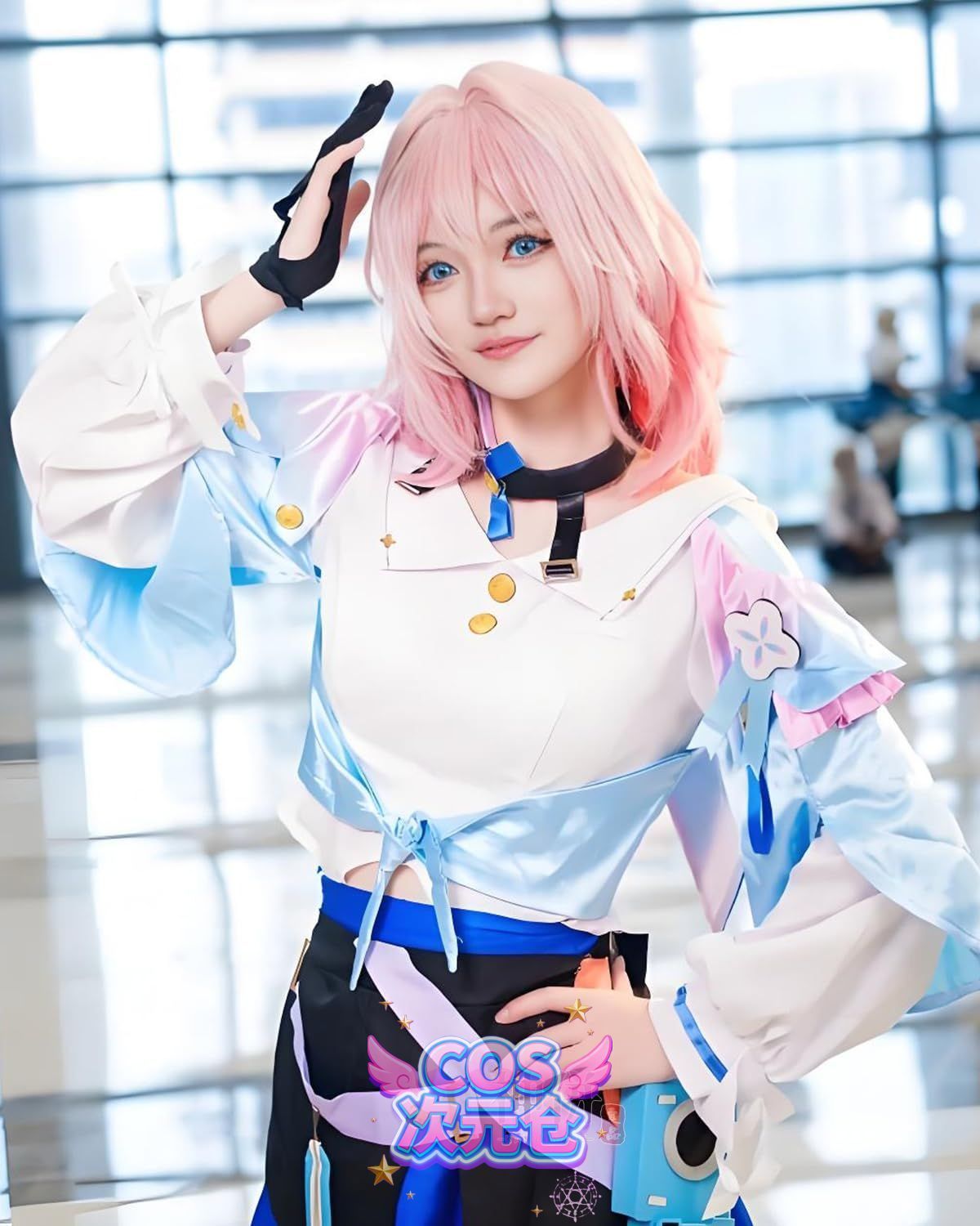 三月なのか ウィッグ付き 神併 崩壊スターレイル コスプレ ウィッグ付き ホタル 開拓者 ロビン 花火 ブラックスワン ゲーム コスプレ衣装 イベント 大人用 仮