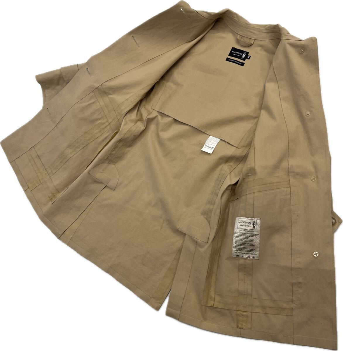 Mackintosh マッキントッシュ イングランド製 ステンカラー コート