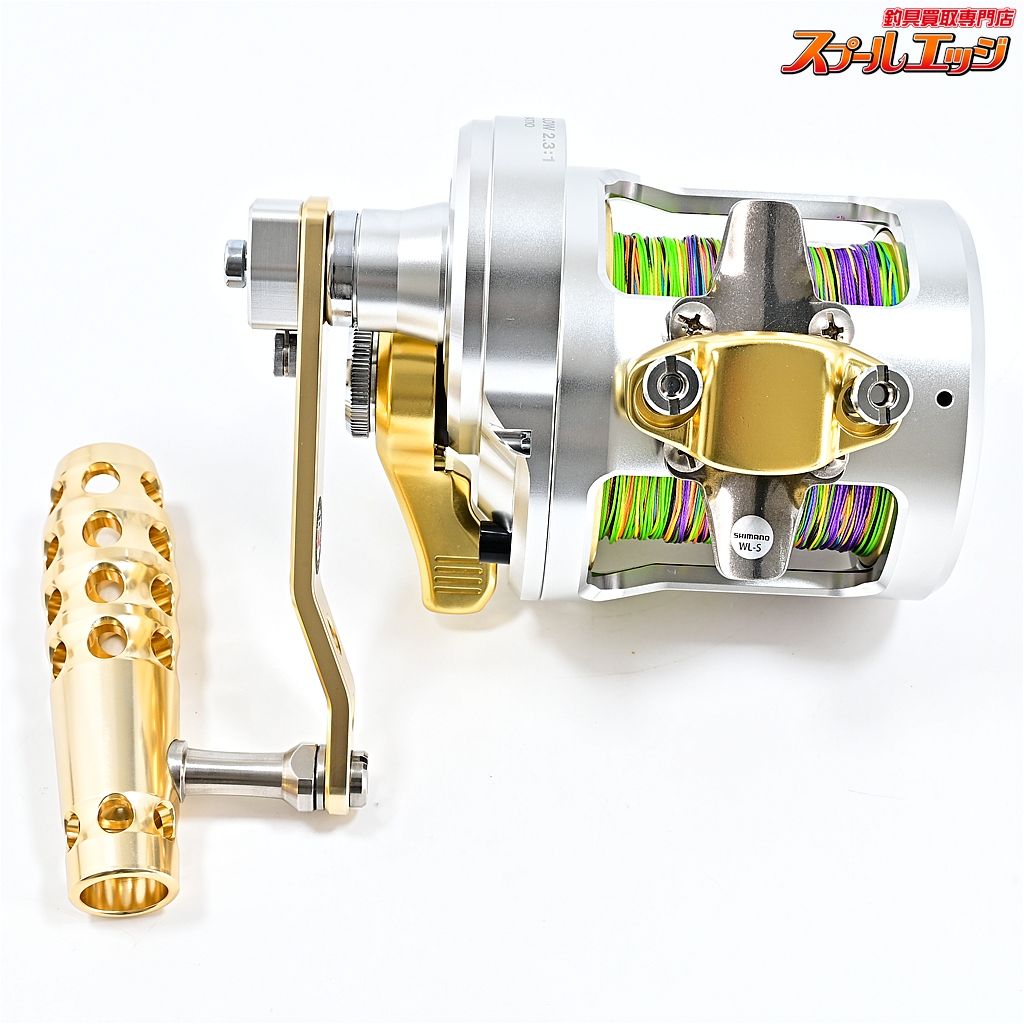 シマノ タリカ 25II 大洋ベンダーズ ムゲン 105mmパワーハンドル ST-3 ゴールド-♥PEライン10号500m装着 m42434 USTAUSTRALIA_COM_AU