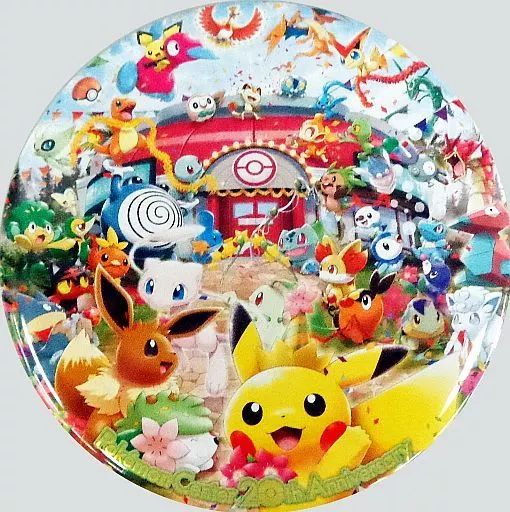 中古】バッジ・ピンズ(キャラクター) ポケモンセンター20周年