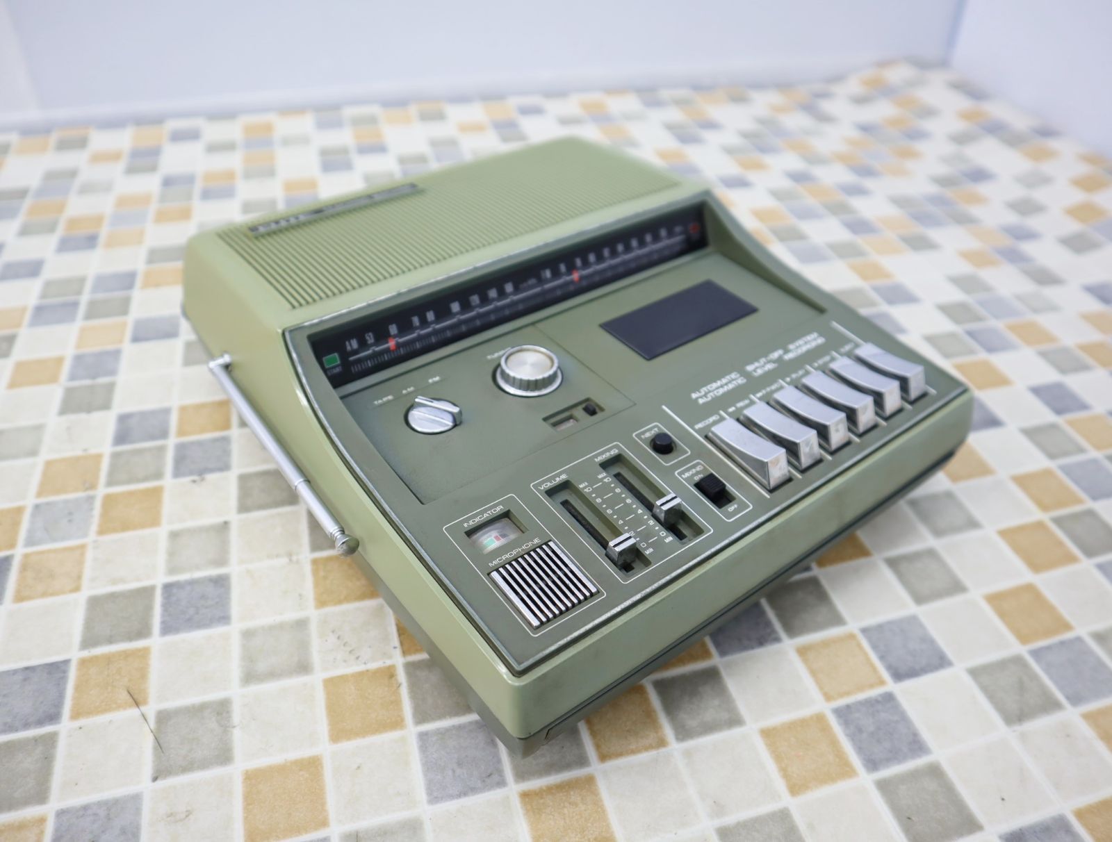 SANYO サンヨー M-755X ◇昭和レトロ 70s｜モノラル ラジカセ｜SANYO サンヨー M-755X