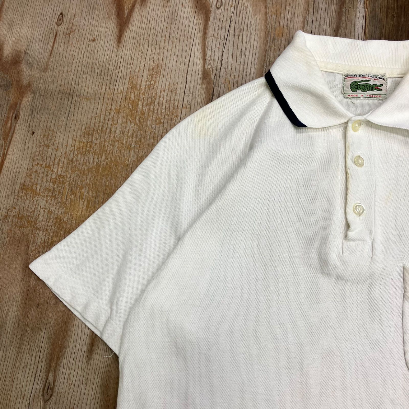 CHEMISE LACOSTE シュミーズラコステ フランス製 ユーロ ワンポイント 
