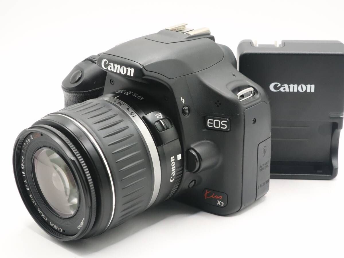 ☆美品☆ショット数8,279回☆キヤノン CANON EOS Kiss X3 ボディ 充電 