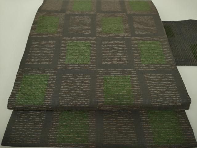 平和屋着物●九寸名古屋帯　変わり格子　正絹　逸品　DAAS3239ps 平和屋着物○九寸名古屋帯 変わり格子 正絹 逸品 DAAS3239ps - メルカリ