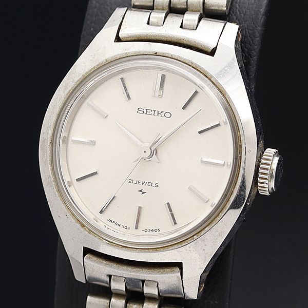 SEIKO/セイコー 21石 レディース 手巻き 腕時計 1104-0090 稼働品