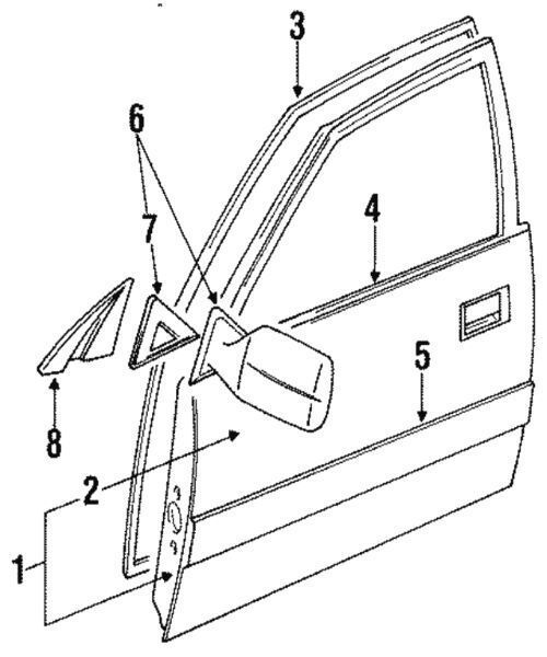 トヨタ ランドクルーザー 80 レクサス LX450 フロントドア ウエザストリップ RH Weatherstrip Front Door RH Genuine  TOYOTA JDM OEM 純正 - メルカリ