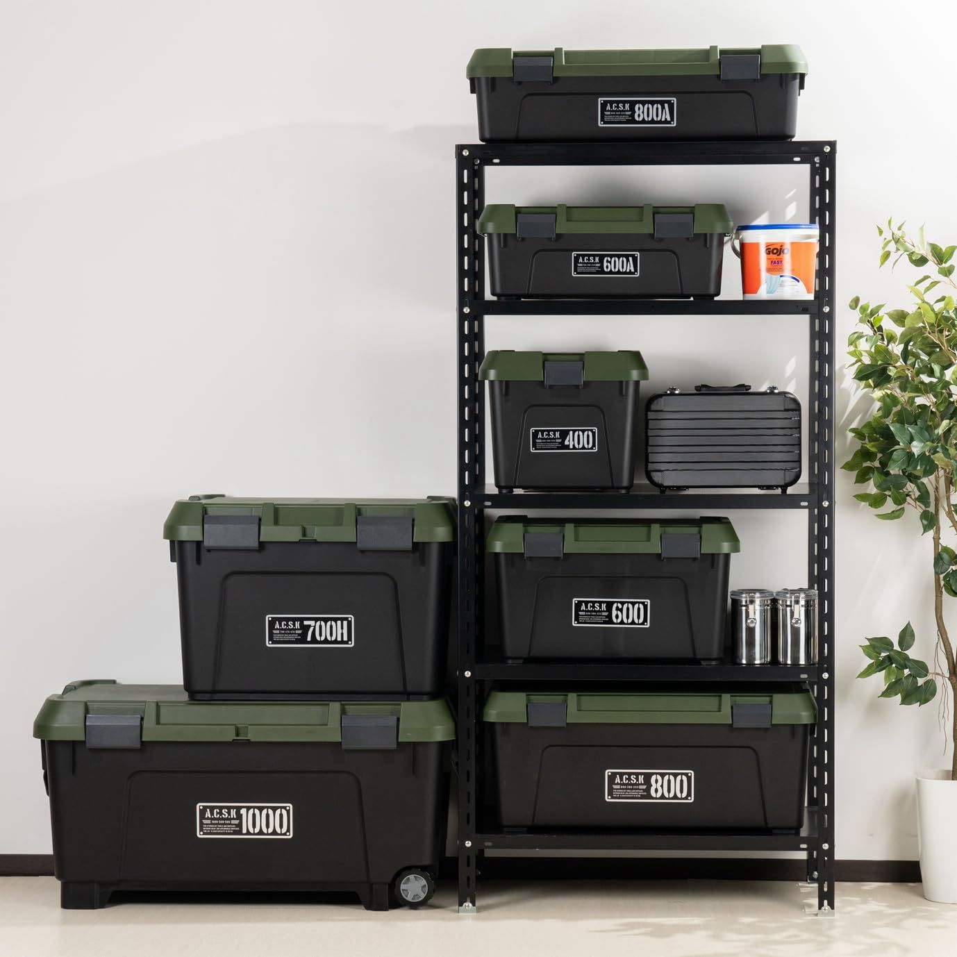 新着商品 JEJアステージ JEJ Astage 収納ボックス アウトドア キャンプ 踏台 耐荷重80kg 車載 積み重ね Xシリーズ アクティブストッカー1000X 防災 幅100×奥行50×高さ50cm