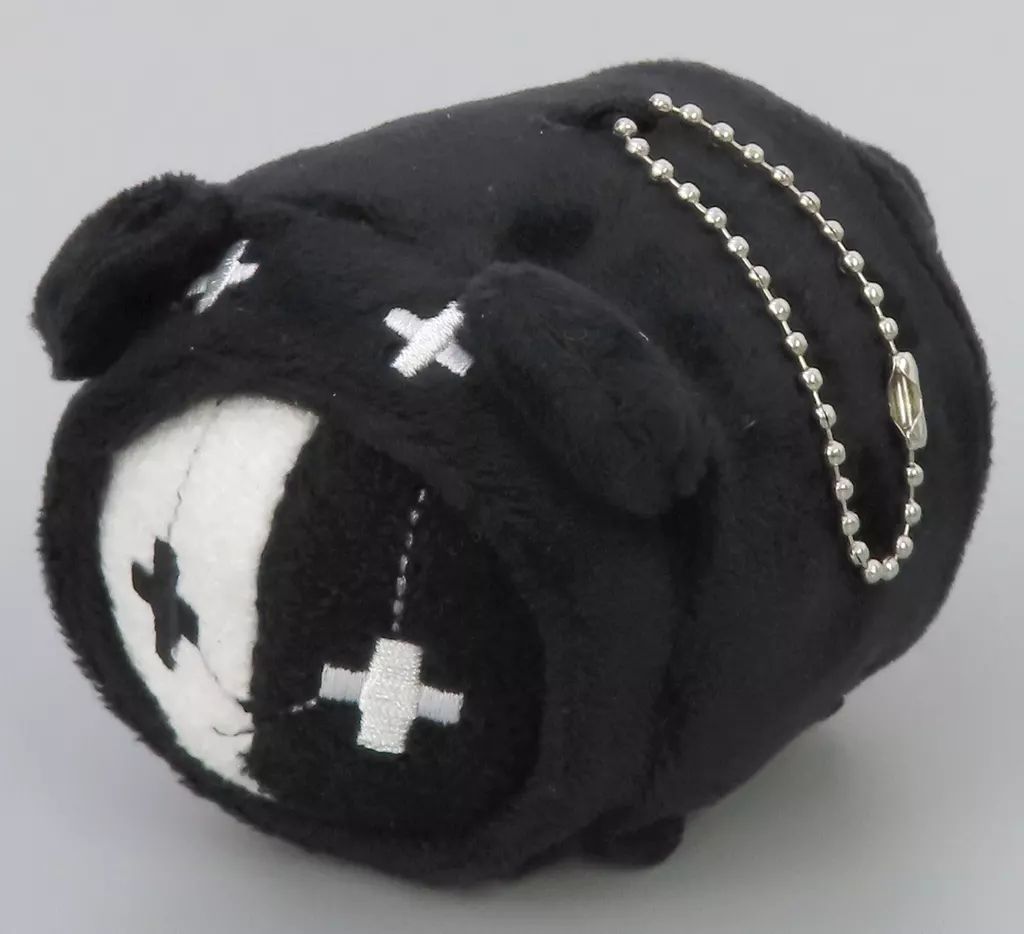 中古】キーホルダー レトクマ(白黒) レトころぬいぐるみコレクション