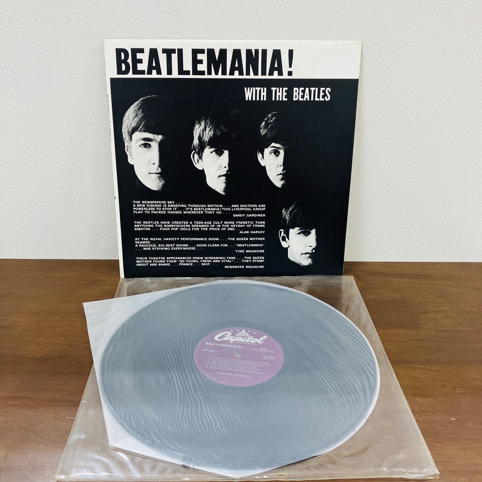 THE BEATLES　ビートルズ　レコード　LP　 ジャンク A【希少】LP レコード The Beatles ビートルズ Beatlemania