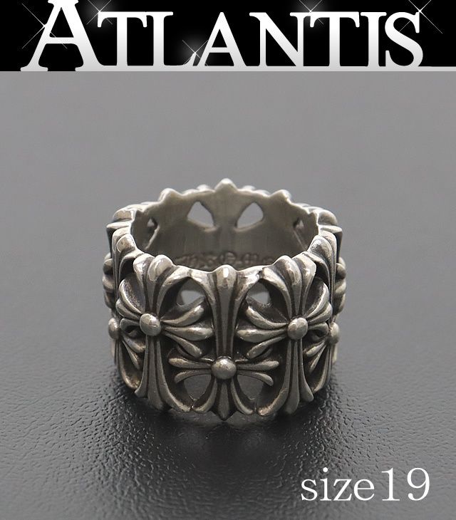 クロムハーツ　セメタリーリング　１４号 クロムハーツ CEMETERY/セメタリークロス シルバーリング メンズ 14号