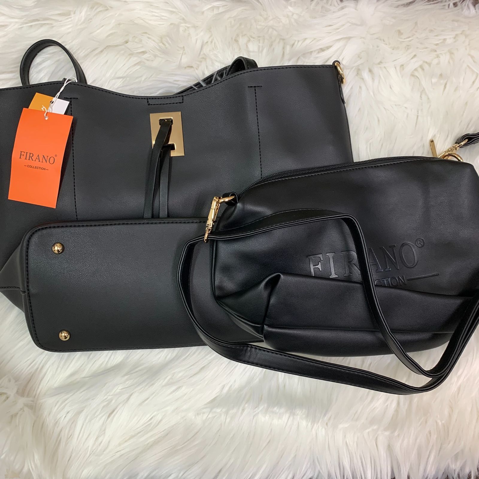 FIRANO GINGER掲載 フロントシンプルチャームバッグ＆ショルダーバッグ 