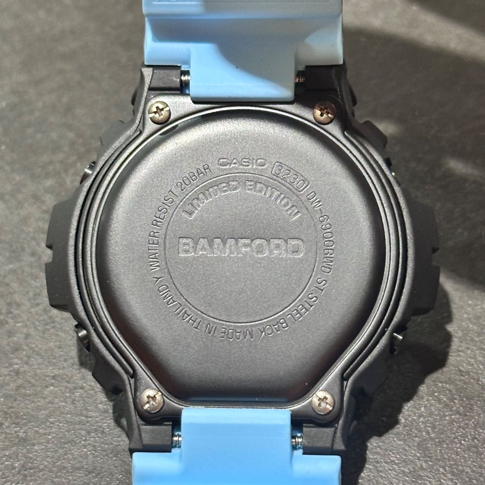 CASIO G-SHOCK × BAMFORD DW-6900BWD-1JR 腕時計 デジタルウォッチ 