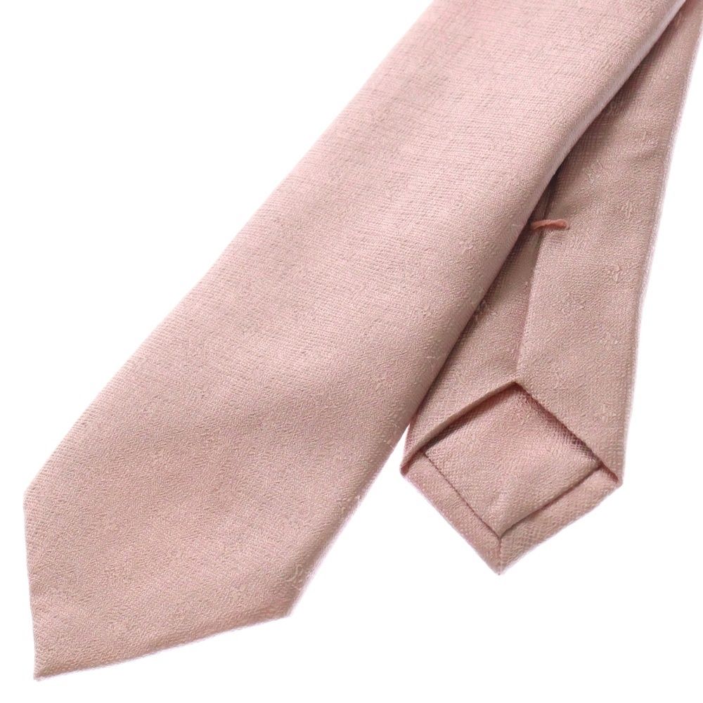 LOUIS VUITTON (ルイヴィトン) モノグラム シルク ネクタイ ピンク