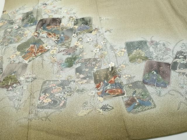 プロフ必読☆お召☆日本画家☆霜鳥忍☆彩天目織☆トール