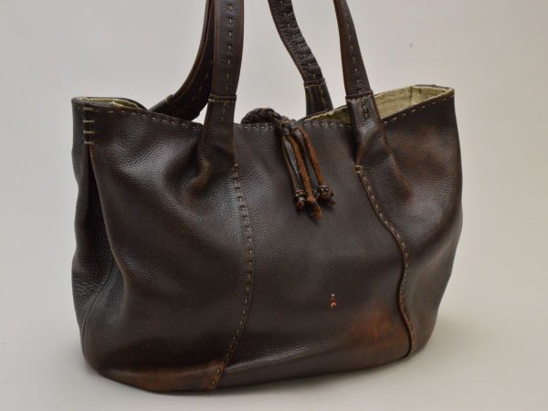 エンリーベグリン HENRY BEGUELIN レザー ハンド/トートバッグ オミノ