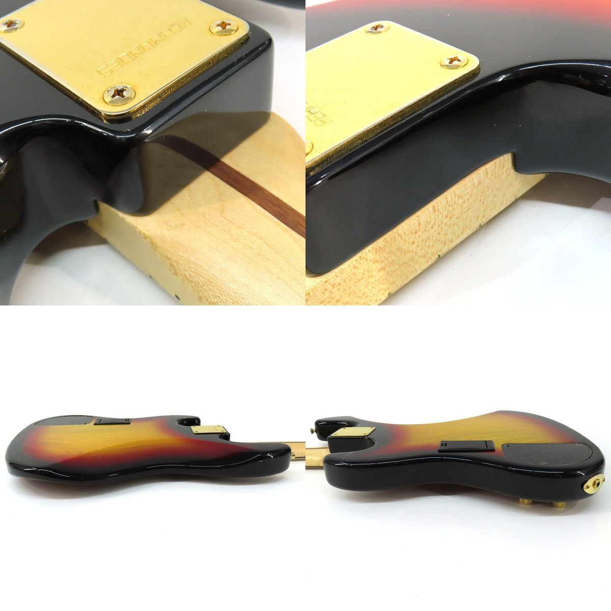 ブラック ストラトキャスター エレキギター（Fender Japan【ST