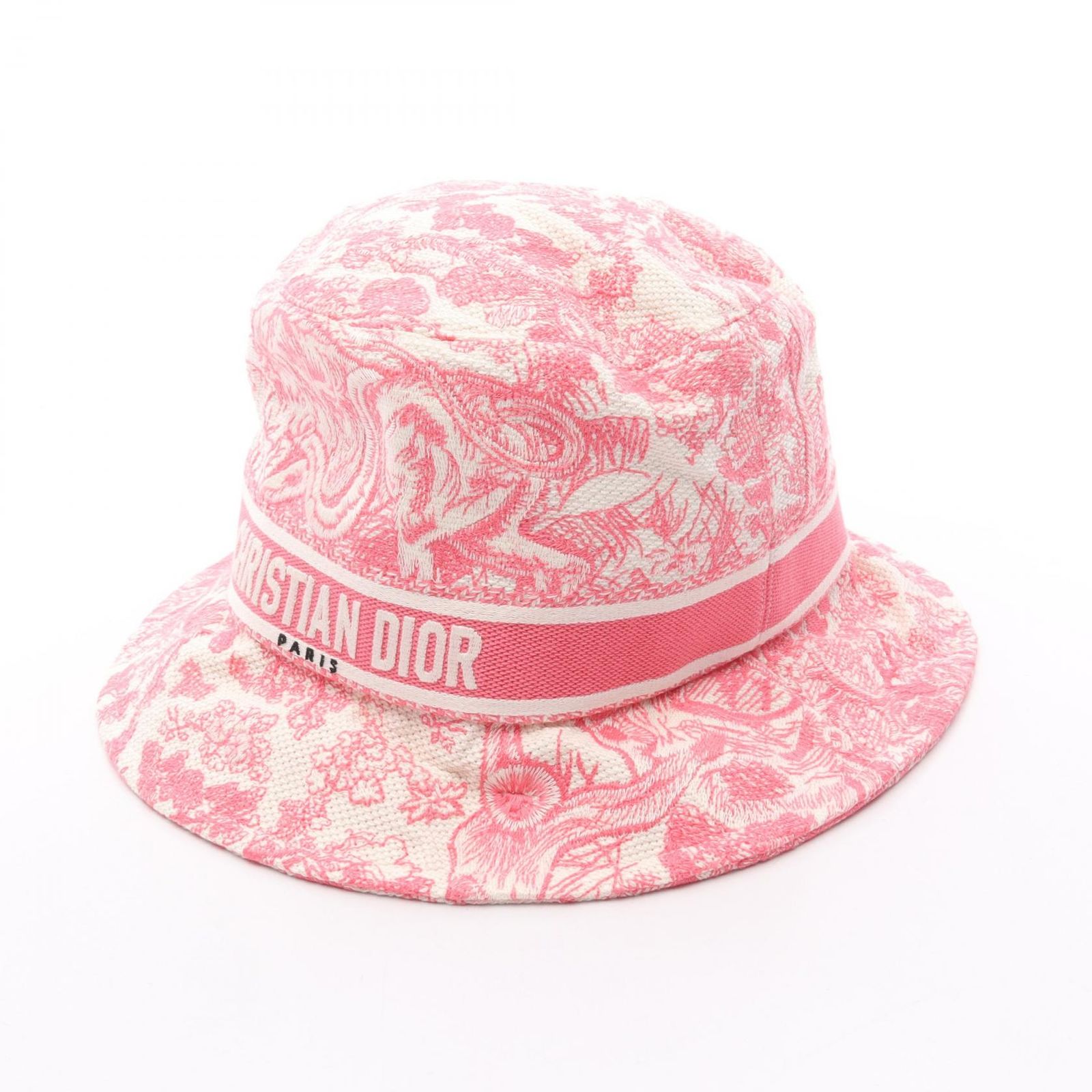 ディオール Dior ハット D-Bobby ボブハット トワル ドゥ ジュイ ソヴァージュ エンブロイダリー 34TDJ923X13242458 ピンク系 その他 ハット レディース