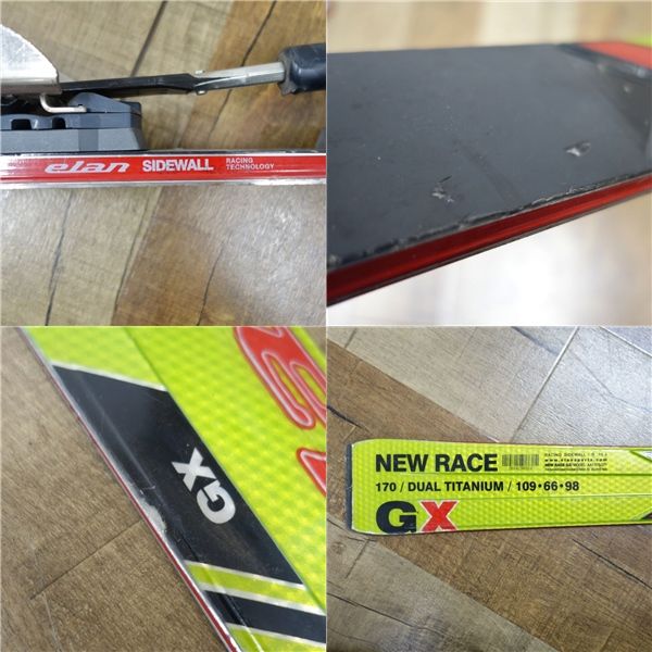 スキー エラン elan NEW RACE GX 170cm テレマーク ビンディング 7tm