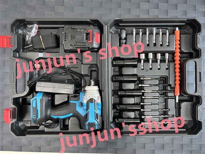電動 インパクトレンチ タイヤ交換 30点セ ット1台多役 21V 電動ドリルドライバー 充電式ブラシレスモーターを搭載 電動工具セット