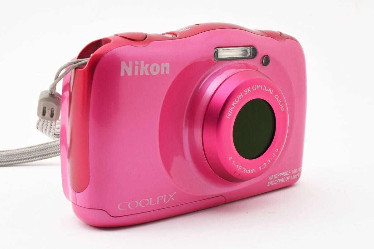 ☆実用品☆ニコン Nikon COOLPIX W100 ピンク コンパクトデジタルカメ