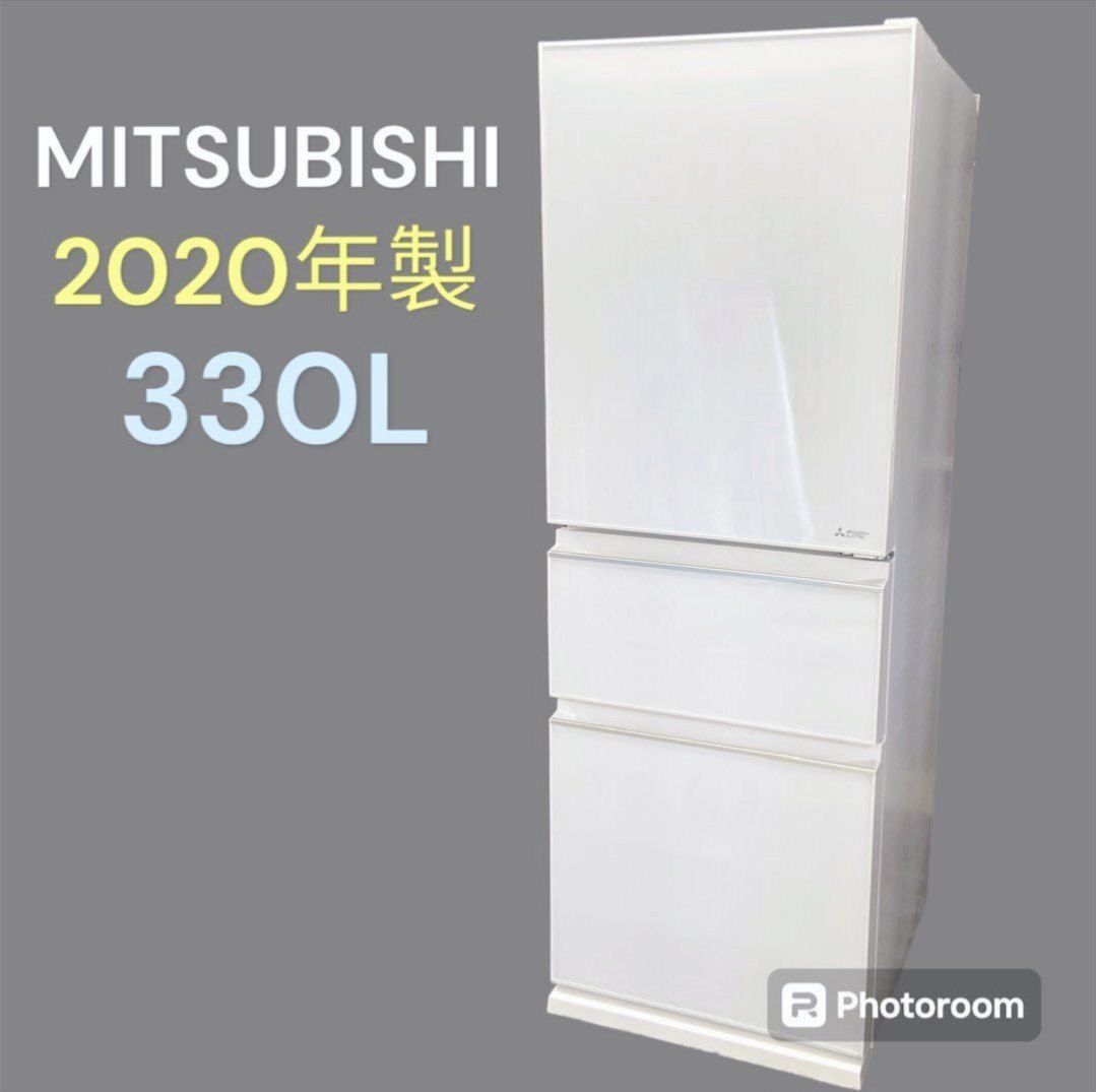 送料込み】冷蔵庫 三菱 MITSUBISHI ノンフロン冷凍冷蔵庫 2020年製 MR 