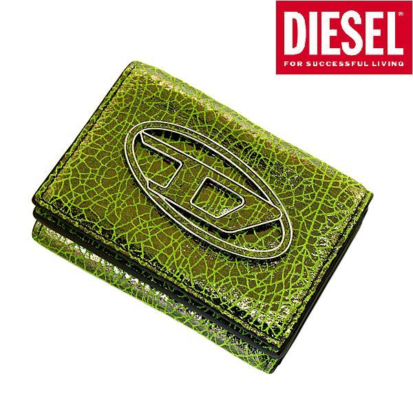 新品 ディーゼル DIESEL レザー コインケース ショート