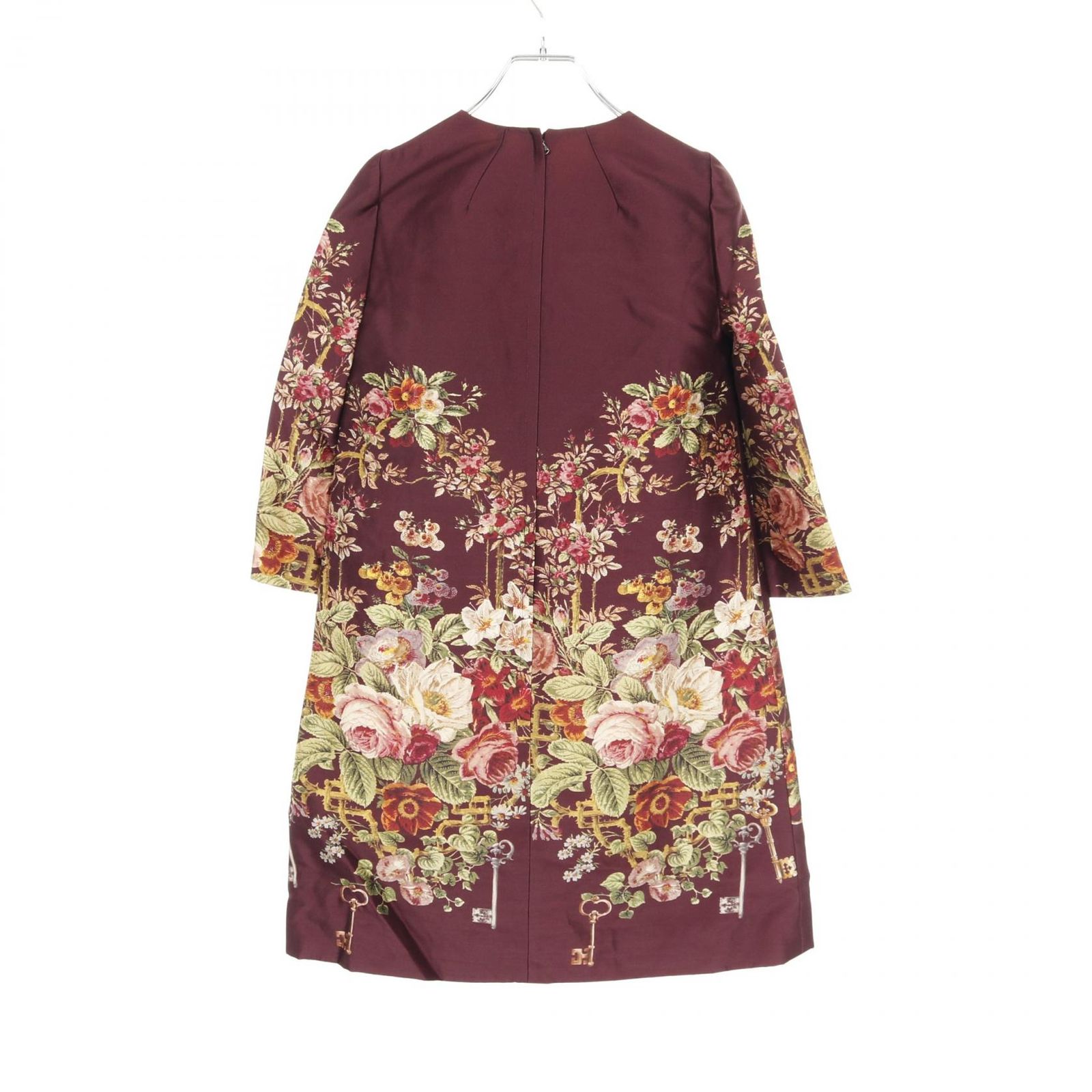 ドルチェアンドガッバーナ DOLCE - GABBANA ワンピース シルク ウール ワンピース レディース Used A