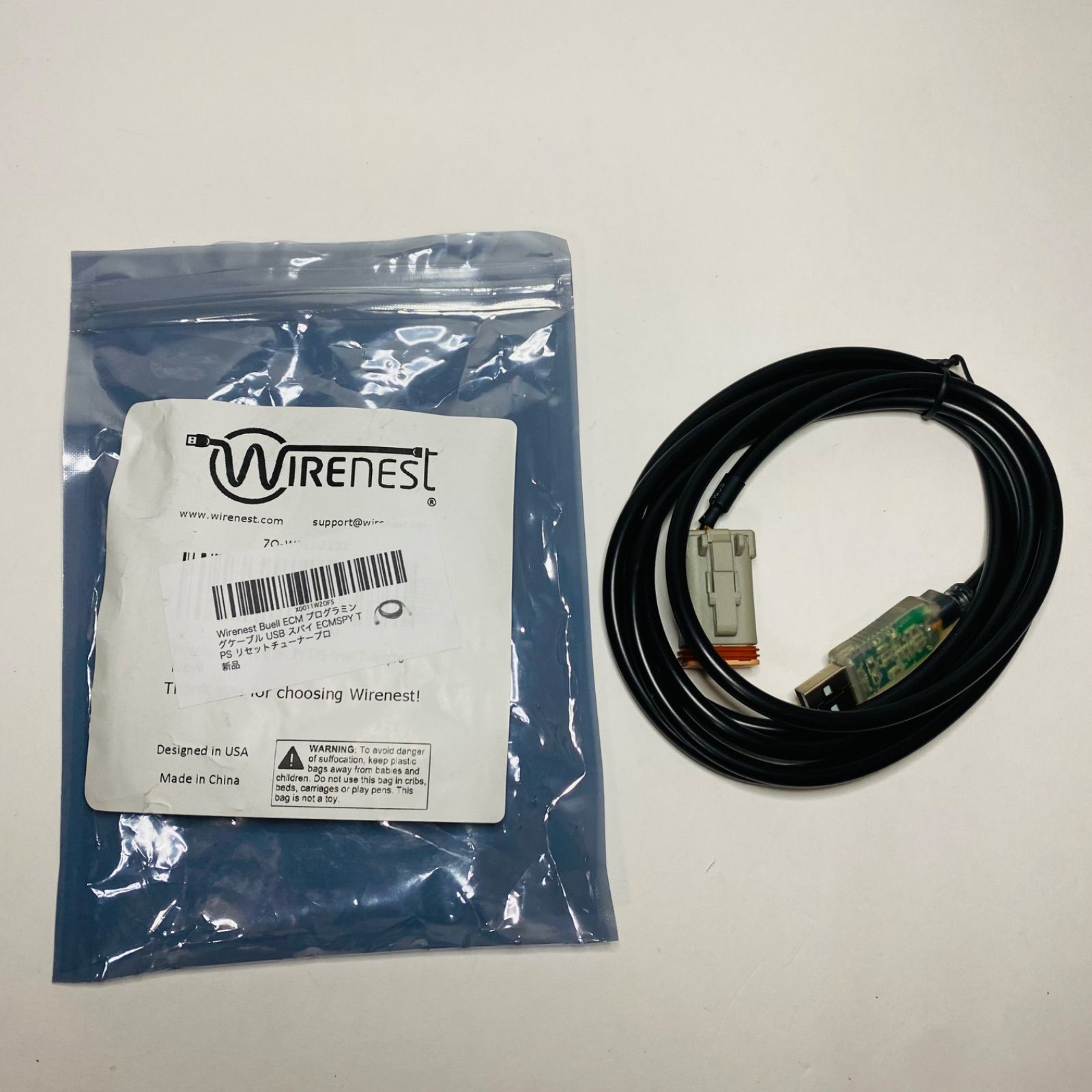 Wirenest Buell ECM プログラミングケーブル USB スパイ ECMSPY TPS リセットチューナープロ 