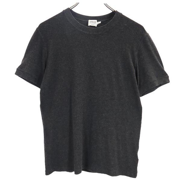 アルマーニコレッツォーニ イタリア製 半袖 Tシャツ S グレー系 ARMANI COLLEZIONI メンズ 【中古】  【230703】 メール便可