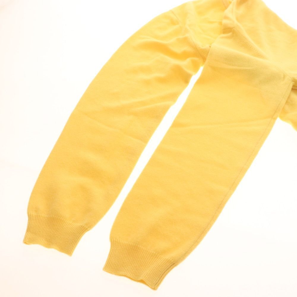 プラダ PRADA 長袖セーター サイズ44 S ネイビー×イエロー メンズ カシミヤ トップス プラダ 中古（ニット・セーター｜トップス）：メンズ