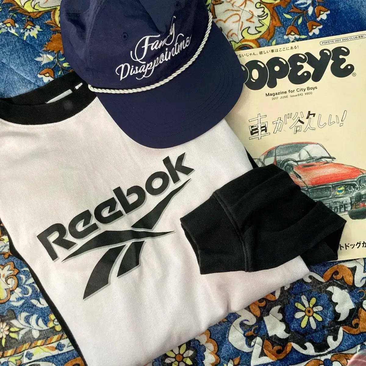 ヴィンテージ reebok Reebok(リーボック) ロゴ プリント ラグラン ティー シャツ