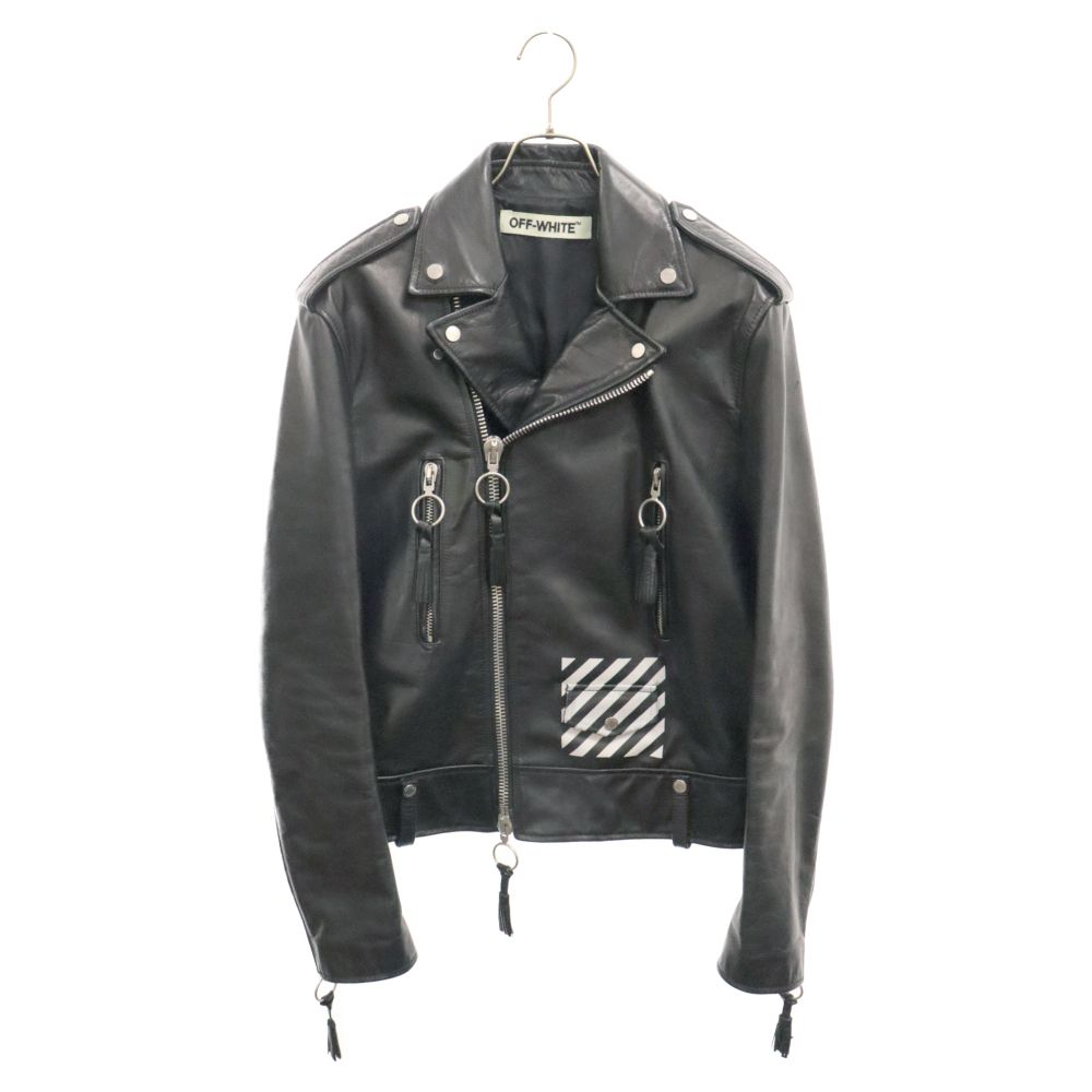 OFF-WHITE (オフホワイト) 16AW BRUSH DIAGONAL LEATHER JACKET