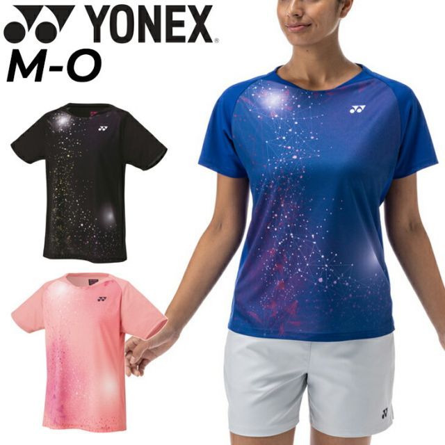 送料無料 ヨネックス レディース ゲームシャツ YONEX 半袖 Tシャツ トップス バドミントン ソフトテニス スポーツウェア Tシャツ 女性用 吸汗速乾 UVカット レディースウェア 服 ブランド スポ
