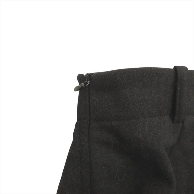 エルメス HERMES ウール パンツ スラックス ダブル タック 旧